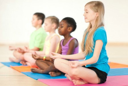 Yoga and mindfulness improves mental health in children.